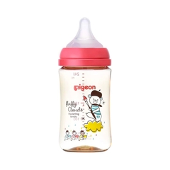 Bình Sữa Cổ Rộng Pigeon Nhựa PPSU Nội Địa Nhật, 160Ml Và 240Ml