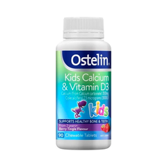 Viên Nhai Bổ Sung Canxi Và Vitamin D3 Ostelin Kids Úc, 90 Viên (2-13Y)