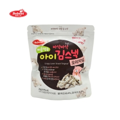 Snack Rong Biển Rang Gạo Hữu Cơ Bebest Hàn, 20G (12M+)