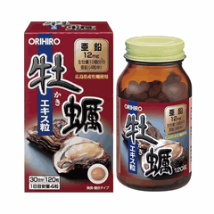 Tinh chất hàu tươi tăng cường sinh lý Nhật Bản, viên nén Orihiro New Oyster Extract (120 viên)
