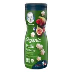 Bánh Ăn Dặm Gerber Organic Puffs Mỹ 42G (8M+)