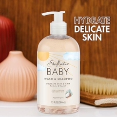 Dầu Tắm Gội SheaMoisture Baby 100% Virgin Coconut Oil, 384ML