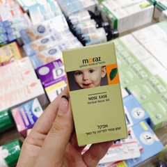 Dầu Thông Mũi Moraz Nose Ease Israel, 10ML (1Y+)