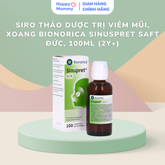Siro Thảo Dược Trị Viêm Mũi, Xoang Bionorica Sinupret Saft Đức, 100ml (2Y+)