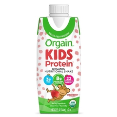 Sữa Hữu Cơ Orgain Kids Protein Vị Dâu, Hộp 244ML (2Y+)