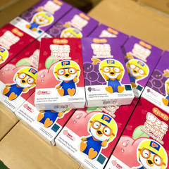Thạch trái cây Pororo Hàn Quốc, Hộp 12 gói, 240g (2Y+)