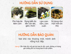 Rong biển hữu cơ tách muối cho bé Alvins (15g) 6M+