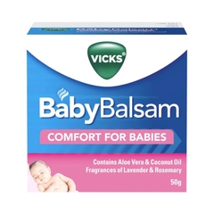 Kem Bôi Ấm Ngực Vicks BabyBalsam, Hủ 50G