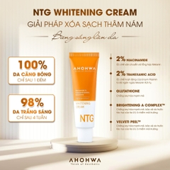 Kem Dưỡng Trắng Da, Giảm Sạm Nám Ahohwa Whitening Cream NTG, 50ml