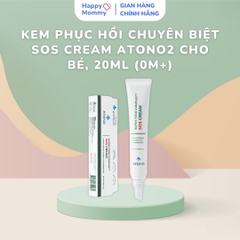 Kem Phục Hồi Chuyên Biệt SOS Cream Atono2 Cho Bé, 20ml (0M+)
