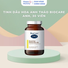 Tinh Dầu Hoa Anh Thảo Biocare Anh, 30 Viên