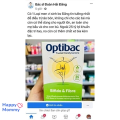 Men Vi Sinh Optibac Probiotics Trị Táo Bón, Hộp 30 Gói X 6G