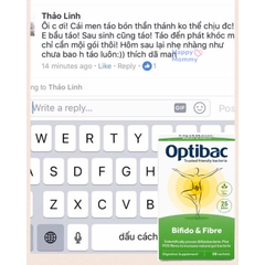 Men Vi Sinh Optibac Probiotics Trị Táo Bón, Hộp 30 Gói X 6G