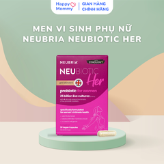 Men Vi Sinh Phụ Nữ Neubria Neubiotic Her, 30 viên