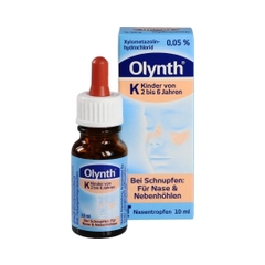 Nhỏ Mũi Olynth Đức 0,05% Trị Cảm Lạnh, Viêm Xoang Cho Trẻ, 10ml (2-6Y)