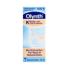 Nhỏ Mũi Olynth Đức 0,05% Trị Cảm Lạnh, Viêm Xoang Cho Trẻ, 10ml (2-6Y)