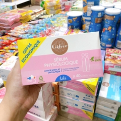Nước Muối Sinh Lý Gifrer Pháp Màu Hồng, Hộp 40 Ống x 5ML
