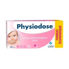 Nước Muối Sinh Lý Physiodose Pháp Màu Hồng, Hộp 40 Ống, 5ml (0M+)