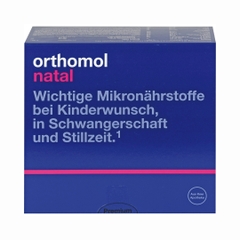 Orthomol Natal Vitamin tổng hợp, DHA và men vi sinh cho mẹ bầu, cho con bú và chuẩn bị mang thai (30 phần)