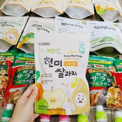 Bánh que gạo lứt Lusol Hàn Quốc, 30g (6M+) - vị Phô Mai, Việt Quất