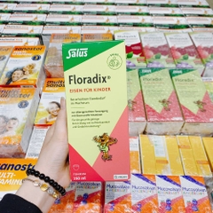 Siro sắt hữu cơ Floradix Salus chống thiếu máu và phục hồi sức khỏe, 250ml (4Y+)