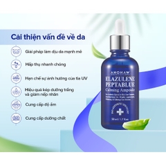 Tinh chất Ahohwa ELAZULENE PEPTABLUE trẻ hoá làm dịu 50 ml