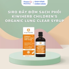 Siro Ho Đẩy Đờm Sạch Phổi Kiwiherb Children's Organic Lung Clear Syrup 100ml (0-12Y)