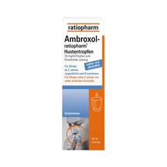 Siro Ho Đờm Ratiopharm Ambroxol Đức (0M+)