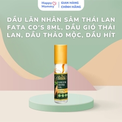 Dầu Lăn Thảo Dược Nhân Sâm Green Herb Oil Thái Lan 8ml