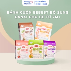Bánh cuộn Bebest bổ sung canxi cho bé từ 7M+ Nội địa Hàn