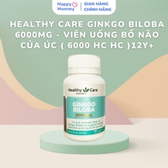 Healthy Care Ginkgo Biloba 2000 giúp tăng cường tuần hoàn máu não lọ 100 viên
