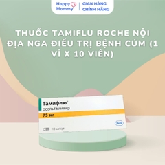 Viên Tamiflu Roche NỘI ĐỊA NGA (1 vỉ x 10 viên)