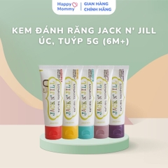 Kem Đánh Răng Jack N' Jill Úc nuốt được, tuýp 50G (6M+)