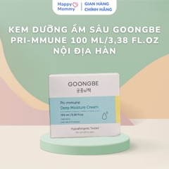 Kem dưỡng ẩm sâu Goongbe Pri-mmune 100 ml/3,38 fl.oz nội địa hàn