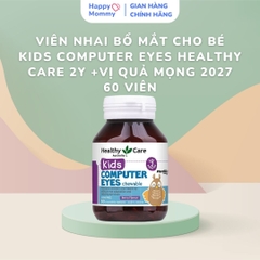 Viên nhai bổ mắt cho bé Kids Computer eyes Healthy Care  2Y +Vị Quả Mọng 2027 60 viên
