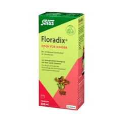 Siro Sắt Hữu Cơ Cho Trẻ Floradix Salus Eisen Fur Kinder, 250ML