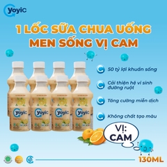 Sữa chua uống YOYIC, Lốc 8 chai x 130ml