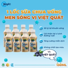 Sữa chua uống YOYIC, Lốc 8 chai x 130ml