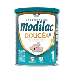 [Tặng set khăn tắm] Sữa Công Thức Modilac Doucea số 1 Pháp 800g (0-6 tháng)