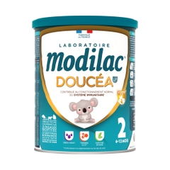 [Tặng set khăn tắm] Sữa Công Thức Modilac Doucea số 2 Pháp 800g (6-12 tháng)
