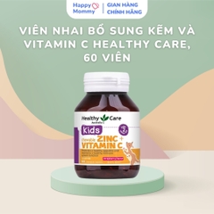 Viên Nhai Bổ Sung Kẽm Và Vitamin C Healthy Care, 60 Viên