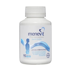 Viên Uống Tăng Cường Tinh Trùng Cho Nam Menevit Pre-conception Sperm Health, 90 Viên