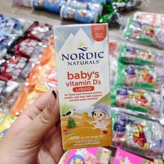 Vitamin D3 Dạng Nước Nordic Naturals Baby's Vitamin D3 400U.I, 22.5ML (0-12M)