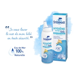 Xịt Vệ Sinh Mũi Sterimar Cá Heo Vàng Nội Địa Pháp, 100ml (0-3Y)