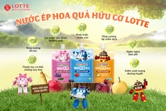 Nước Dinh Dưỡng Lotte Từ Hoa Quả Và Rau Củ Organic