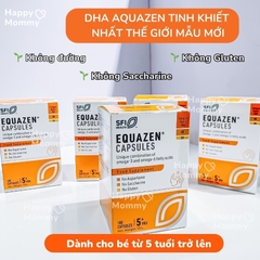 Dầu Cá Bổ Sung DHA, Omega 3-6 Equazen Baby, 30 Viên (6M-3Y)