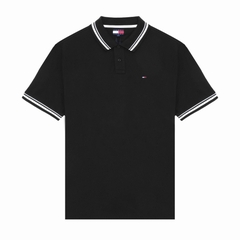 Áo Polo Tommy Jeans Tjm Reg Tipped EXT / Black