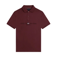 Áo Polo Tommy Hilfiger Diwali Chest Graphic Reg / Deep Garnet