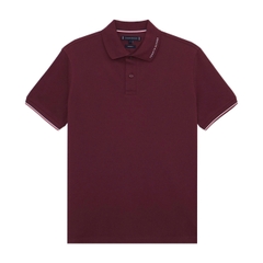 Áo Polo Tommy Hilfiger M TM FLG Tip Reg / Deep Rouge