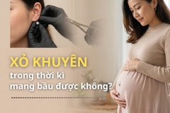 Xỏ khuyên trong thời kì mang bầu được không?
